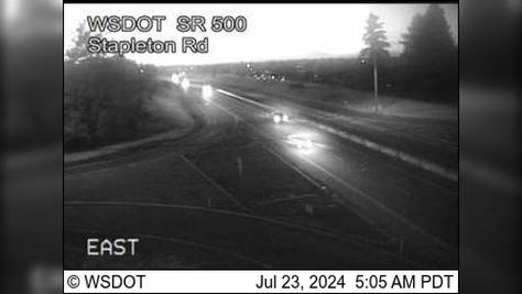 Vancouver: SR 500 at MP 2.4: Stapleton Rd Traffic Camera