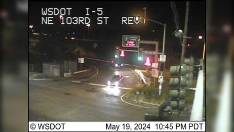 Seattle: I-5 at MP 172.4: NE 103rd Express Lanes Ramp Traffic Camera