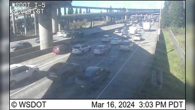 Seattle: I-5 at MP 162.8: S. Court St Traffic Camera