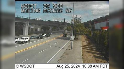 Seattle: SR 900 at MP 5.9: Boeing Access Rd Traffic Camera