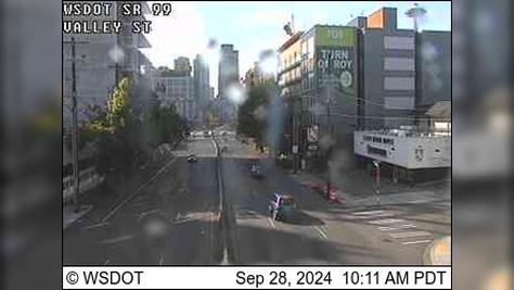 Traffic Cam Seattle: SR 99 at MP 32.9: Valley St Player