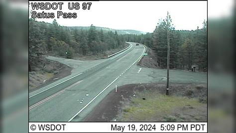 Pleasant Valley: US 97 at MP 27.1: Satus Pass Traffic Camera
